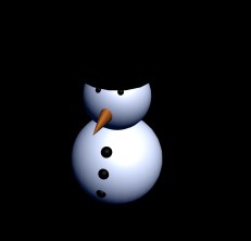 a snowman